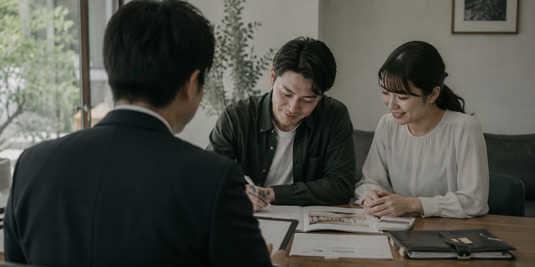 現場で活躍する営業マンの様子