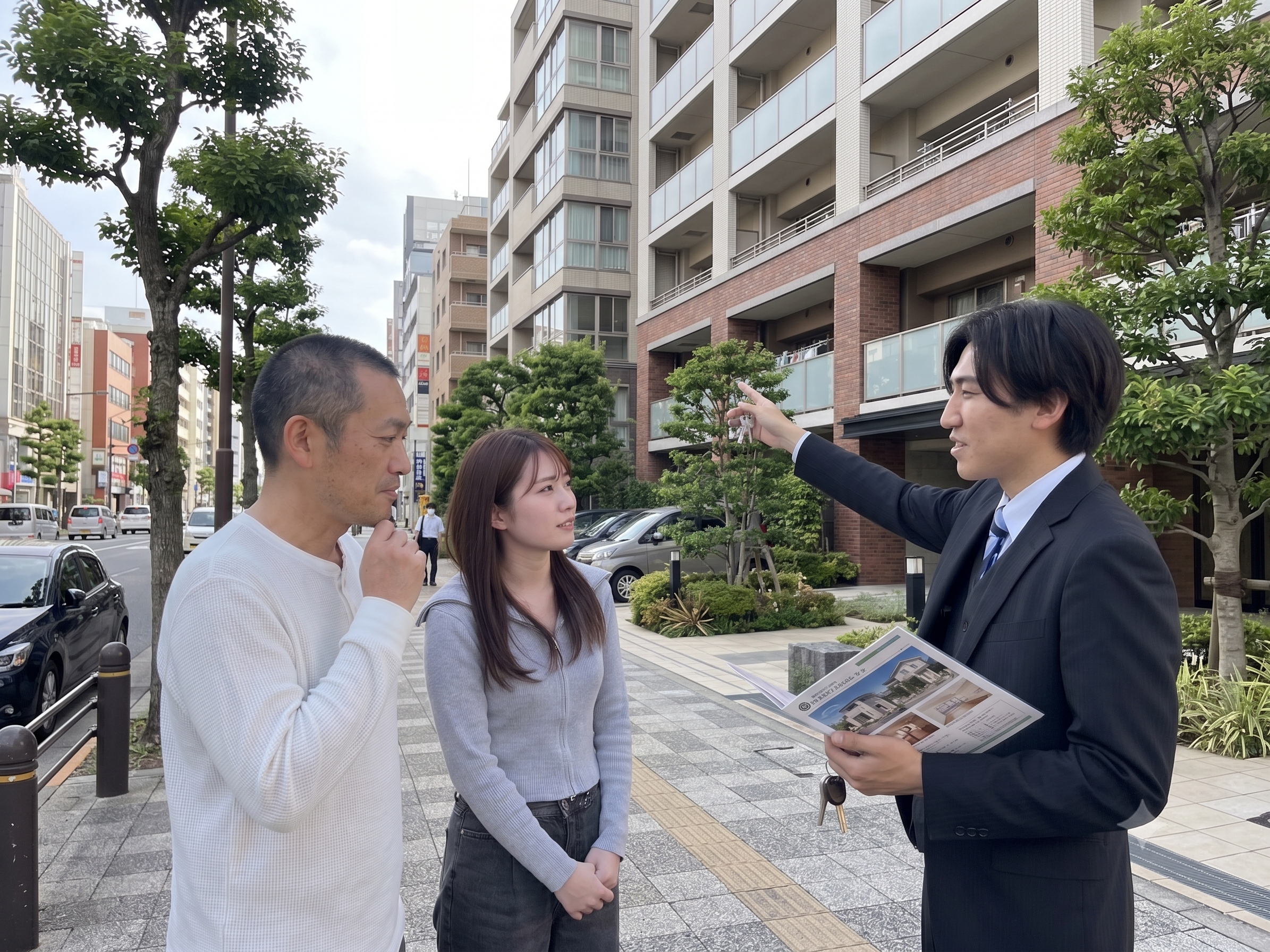 お客様ご案内の様子